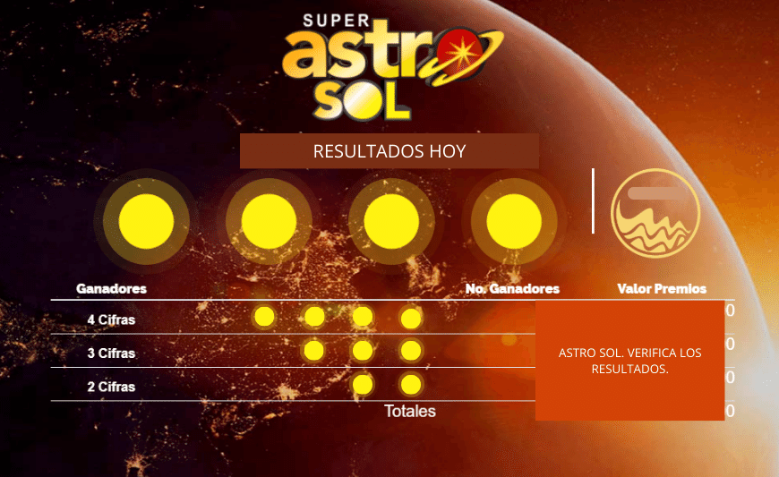 Resultados Astro Sol hoy